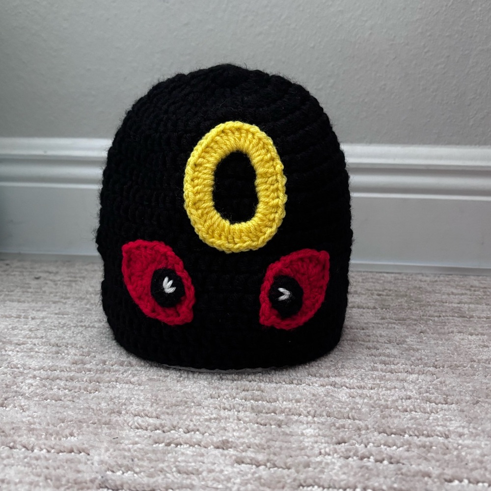 Umbreon Crochet Hat